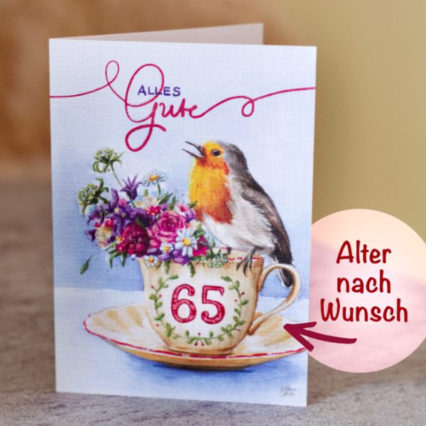 jubilaeumskarte rotkehlchen